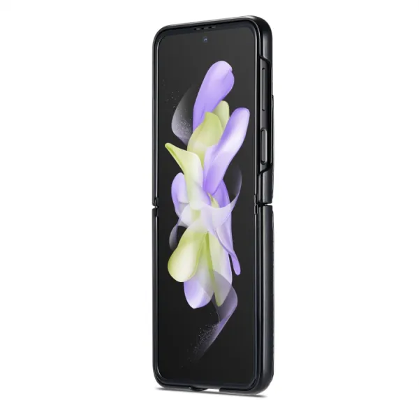 CASEME LEATHER Plastový kryt Samsung Galaxy Z Flip4 5G modrý