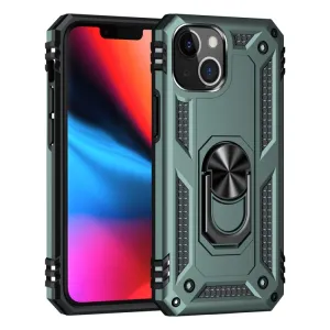 RING Obal s držiakom pre Apple iPhone 14 Plus zelený