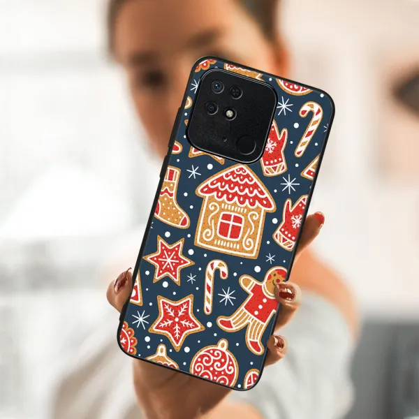 MY ART Kryt s vianočným dizajnom Xiaomi Redmi 10C CHRISTMAS (069)