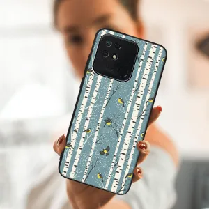MY ART Kryt s vianočným dizajnom Xiaomi Redmi 10C BIRCH (072)