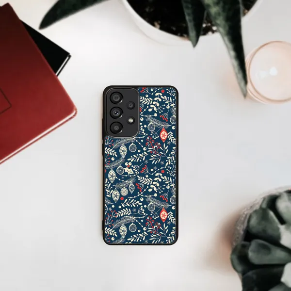 MY ART Kryt s vianočným dizajnom Samsung Galaxy A33 5G MISTLETOE (070)