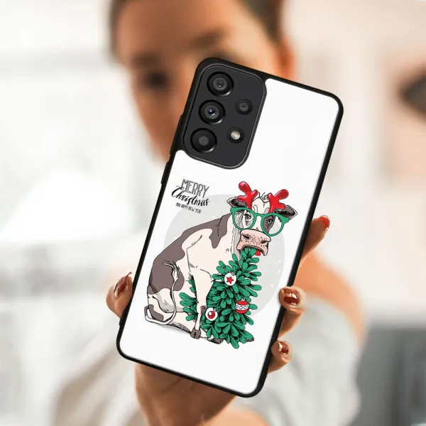 MY ART Kryt s vianočným dizajnom Samsung Galaxy A33 5G MERRY CHRISTMAS (074)