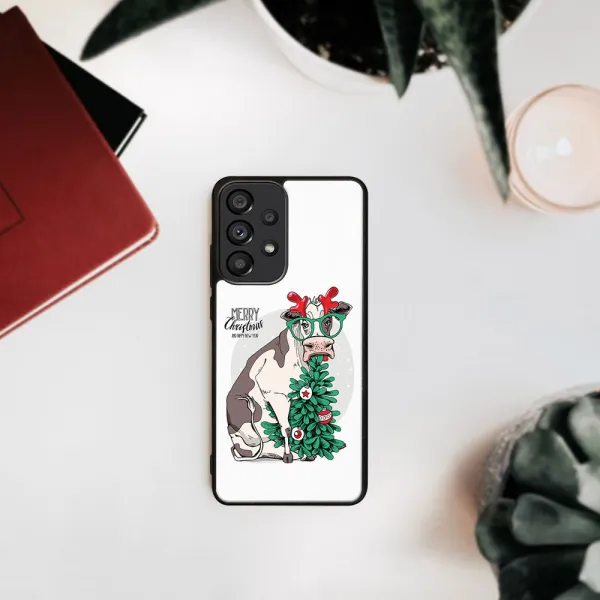 MY ART Kryt s vianočným dizajnom Samsung Galaxy A33 5G MERRY CHRISTMAS (074)
