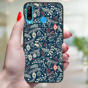 MY ART Kryt s vianočným dizajnom Huawei P30 Lite MISTLETOE (070)