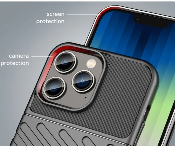 THUNDER Ochranný kryt Apple iPhone 14 Pro Max modrý