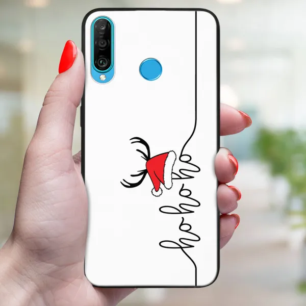 MY ART Kryt s vianočným dizajnom Huawei P30 Lite HOHOHO (073)