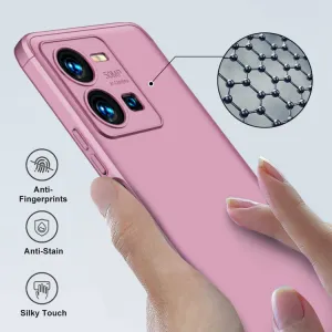 360° Ochranný kryt Vivo Y35 ružový