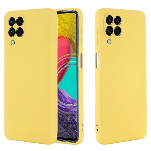 RUBBER Ochranný kryt pre Samsung Galaxy M33 5G žltý