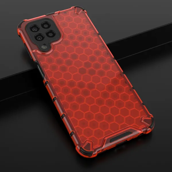 HONEYCOMB Ochranný kryt Samsung Galaxy M33 5G červený
