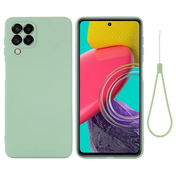 RUBBER Ochranný kryt pre Samsung Galaxy M33 5G zelený