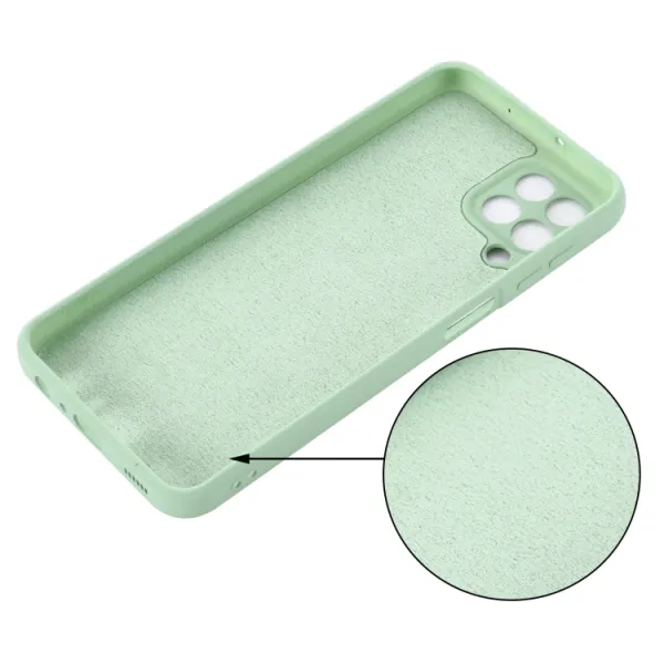 RUBBER Ochranný kryt pre Samsung Galaxy M33 5G zelený