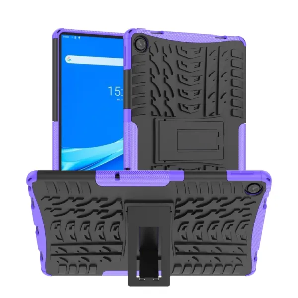 STAND Extra odolný obal Lenovo Tab M10 Plus 3. generácia fialový
