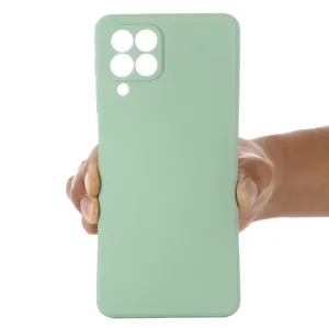 RUBBER Ochranný kryt pre Samsung Galaxy M33 5G zelený