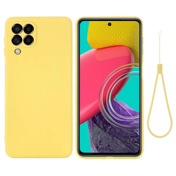 RUBBER Ochranný kryt pre Samsung Galaxy M33 5G žltý