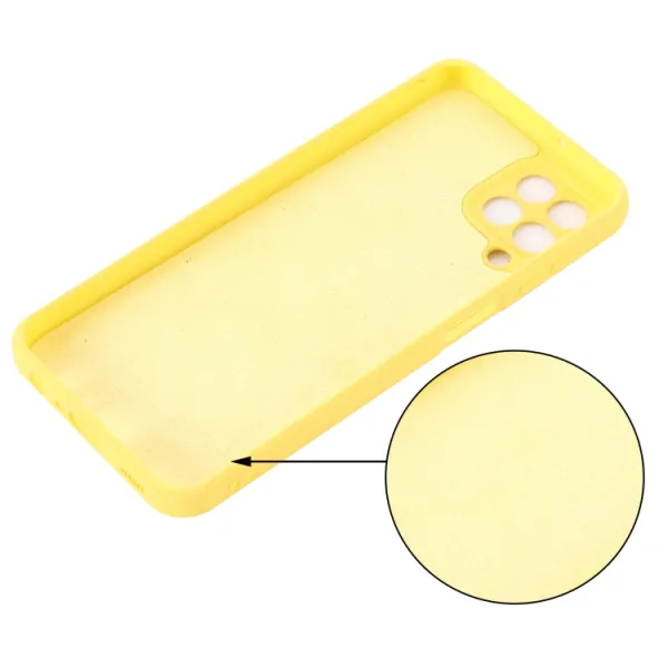 RUBBER Ochranný kryt pre Samsung Galaxy M33 5G žltý