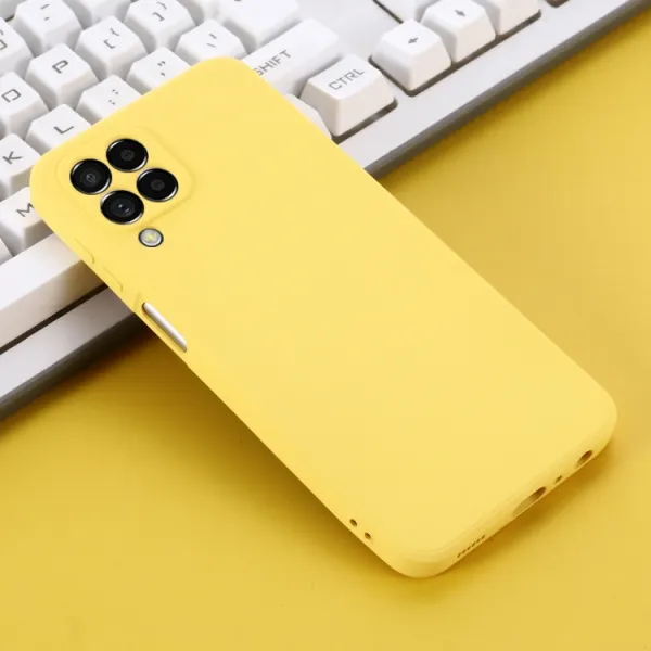 RUBBER Ochranný kryt pre Samsung Galaxy M33 5G žltý
