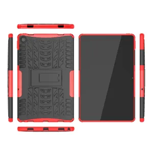 STAND Extra odolný obal Lenovo Tab M10 Plus 3. generácia červený