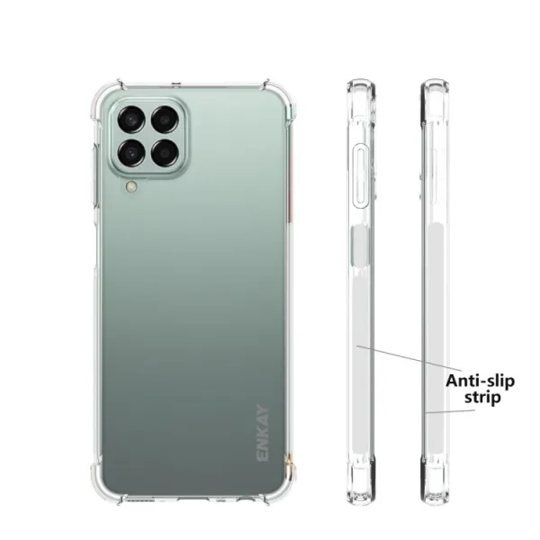 ENKAY AIRBAG Extra odolný kryt Samsung Galaxy M33 5G priehľadný