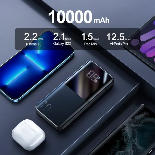 JOYROOM JR-QP191 22.5W Powerbank 10 000 mAh čierna