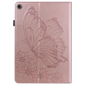 ART BUTTERFLY Zaklápacie puzdro Lenovo Tab M10 Plus 3. generácia ružové