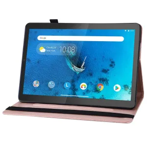 ART BUTTERFLY Zaklápacie puzdro Lenovo Tab M10 Plus 3. generácia ružové