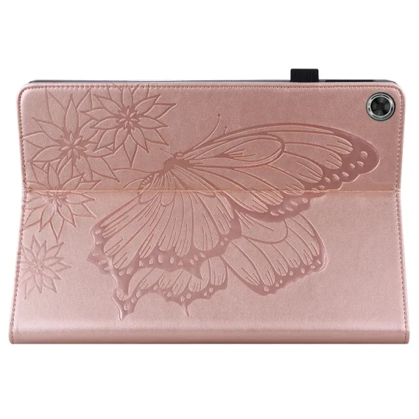 ART BUTTERFLY Zaklápacie puzdro Lenovo Tab M10 Plus 3. generácia ružové