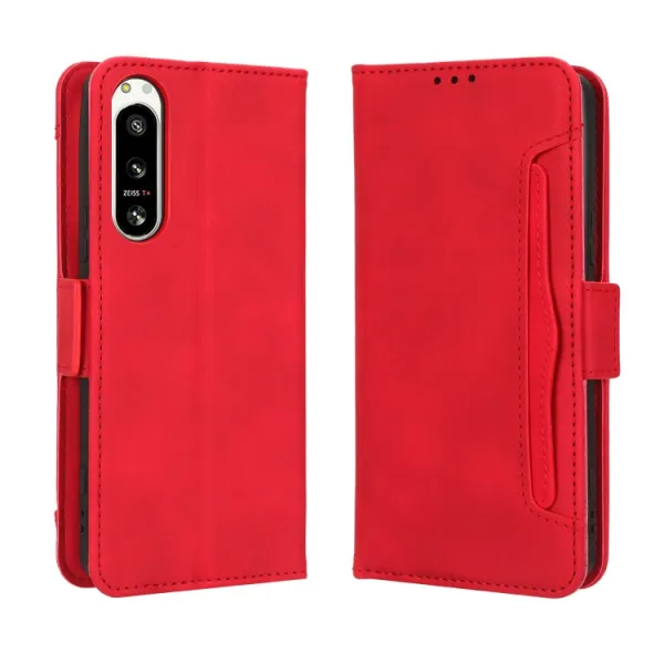 SLOT Peňaženkový obal pre Sony Xperia 5 IV červený
