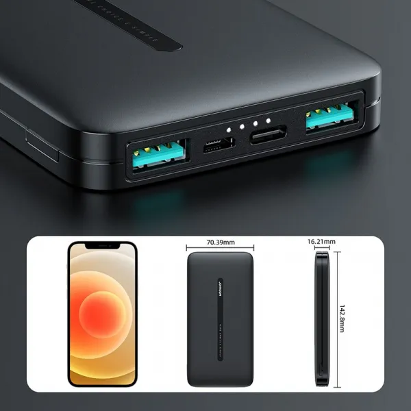 JOYROOM JR-T012 10W Powerbanka 10 000 mAh čierna