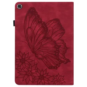 ART BUTTERFLY Zaklápacie puzdro Lenovo Tab M10 Plus 3. generácia červené