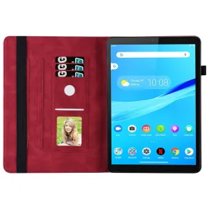ART BUTTERFLY Zaklápacie puzdro Lenovo Tab M10 Plus 3. generácia červené