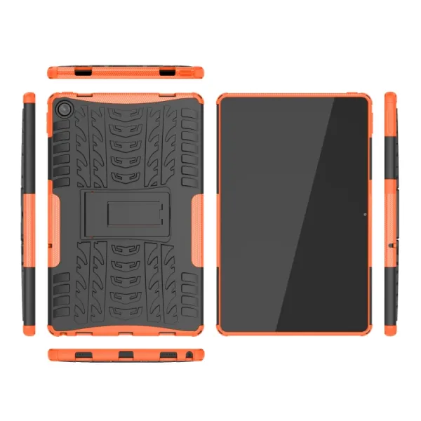 STAND Extra odolný obal Lenovo Tab M10 Plus 3. generácia oranžový
