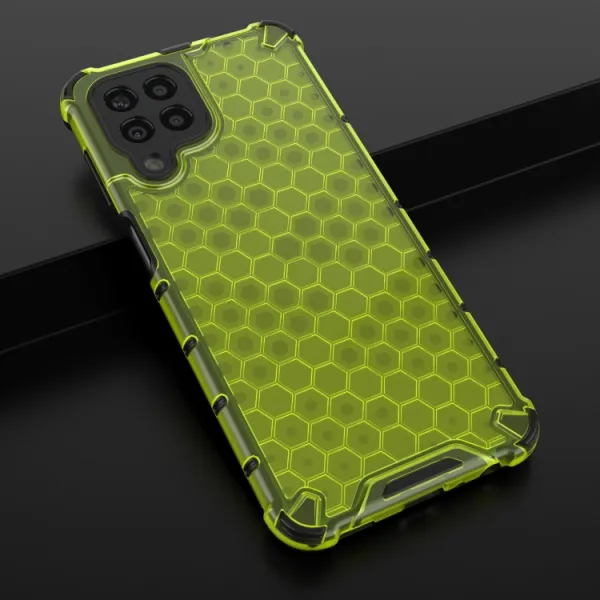 HONEYCOMB Ochranný kryt Samsung Galaxy M33 5G zelený
