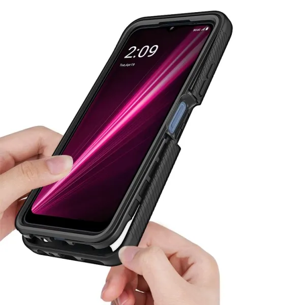 DUAL Obojstranný kryt pre T Phone / T Phone 2023 čierny