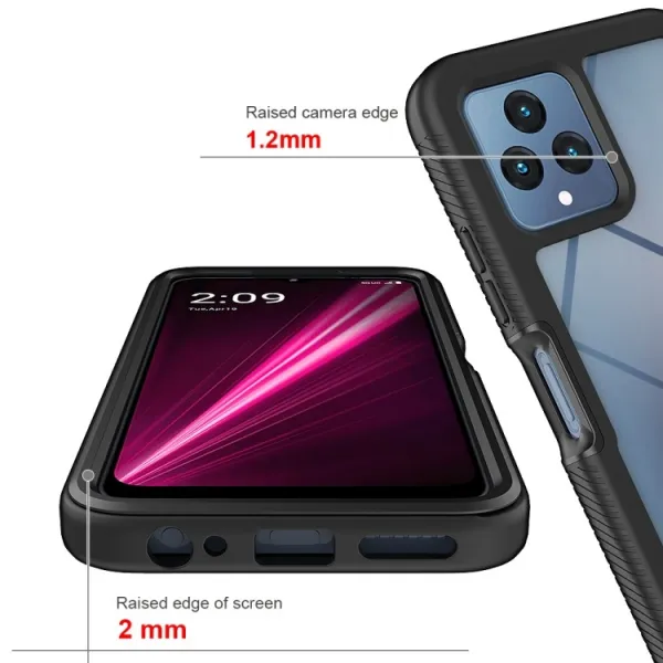 DUAL Obojstranný kryt pre T Phone / T Phone 2023 čierny