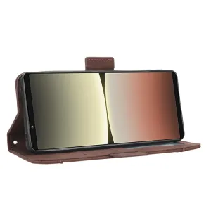 SLOT Peňaženkový obal pre Sony Xperia 5 IV hnedý