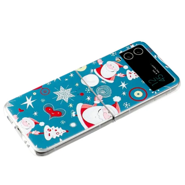 CHRISTMAS Plastový kryt Samsung Galaxy Z Flip4 5G SANTA