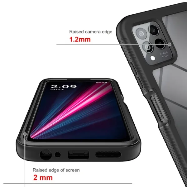 DUAL Obojstranný kryt pre T Phone Pro / T Phone Pro 2023 červený