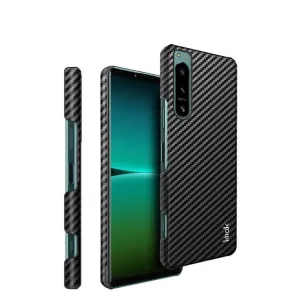 IMAK CARBON Ochranný obal pre Sony Xperia 5 IV čierny