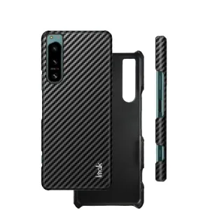 IMAK CARBON Ochranný obal pre Sony Xperia 5 IV čierny