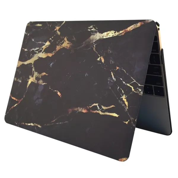 ART MARBLE Puzdro pre MacBook Air 13" A1466 BLACK