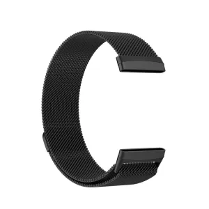 MILANESE Kovový remienok pre Fitbit Versa 4 / 3 čierny