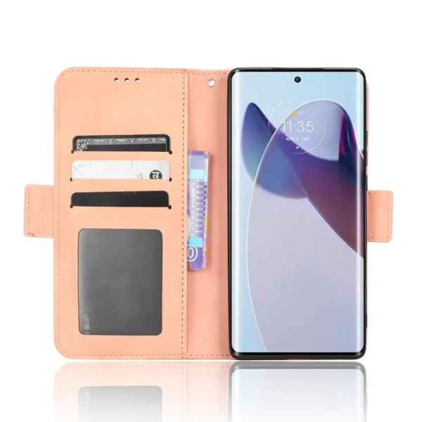 SLOT Peňaženkový obal pre Motorola Edge 30 Ultra ružový