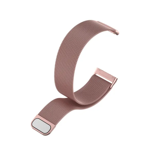 MILANESE Kovový remienok Fitbit Versa 3 / Fitbit Sense ružový