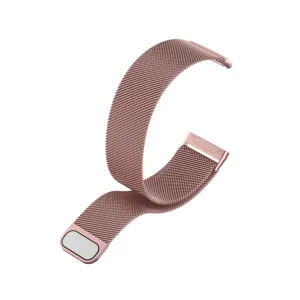 MILANESE Kovový remienok Fitbit Versa 3 / Fitbit Sense ružový