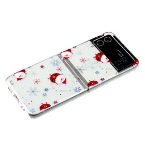 CHRISTMAS Plastový kryt Samsung Galaxy Z Flip4 5G SNOWFLAKE
