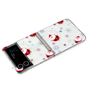 CHRISTMAS Plastový kryt Samsung Galaxy Z Flip4 5G SNOWFLAKE