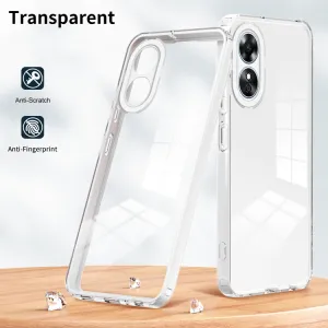 CRYSTAL Ochranný kryt pre Oppo A17 biely