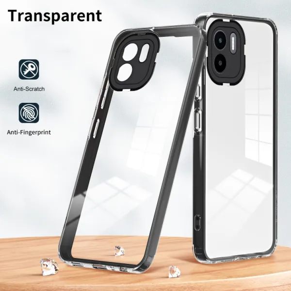 CRYSTAL Ochranný kryt pre Xiaomi Redmi A1 / Redmi A2 čierny