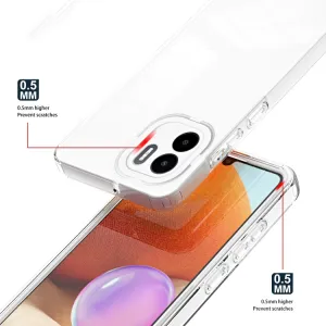 CRYSTAL Ochranný kryt pre Xiaomi Redmi A1 / Redmi A2 biely