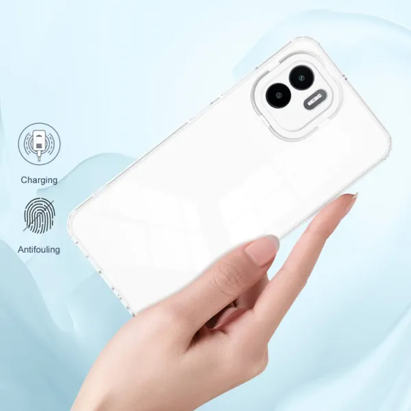 CRYSTAL Ochranný kryt pre Xiaomi Redmi A1 / Redmi A2 biely